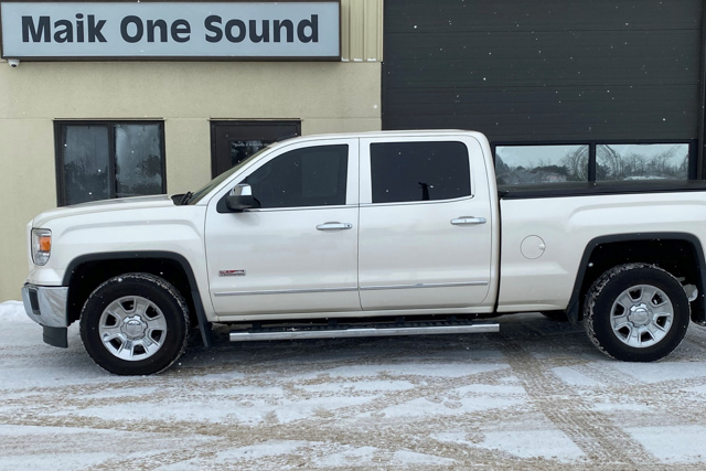 2016 GMC Sierra with professional window tint in North Bay